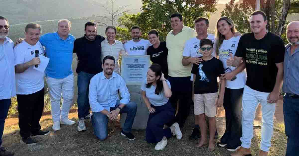 Pavimentação do acesso à rampa de voo livre de Cachoeira Alta é inaugurada em Alfredo Chaves
