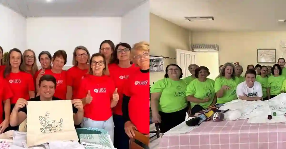 Grupos de voluntárias transformam artesanato em ações de solidariedade em Alfredo Chaves